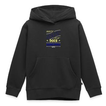 langage informatique - Sweat Premium à capuche enfant bio - noir - Devant - AI Model Kid Male (0cm)