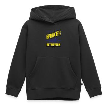 bday geburtstagsgeschenk chihuahua tier - Kinder Premium Organic Hoodie - Schwarz - Vorne - AI Model Kid Male (0cm)