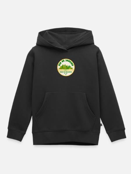 Rio de Janeiro City Logo 1565 - Kids Premium Organic Hoodie - black