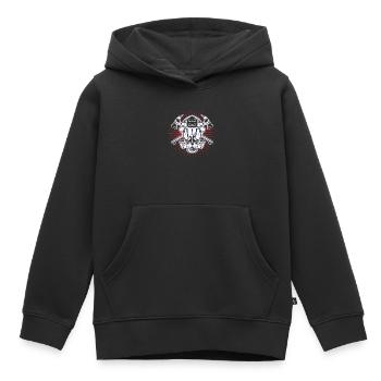 Feuerwehrhelm Brandschutz Feuerwehr Lebensretter - Kinder Premium Organic Hoodie - Schwarz - Vorne - AI Model Kid Male (0cm)