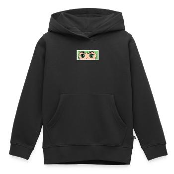 Anime Cartoon Comic Manga Cosplay Nerdy - Sweat Premium à capuche enfant bio - noir - Devant - AI Model Kid Male (0cm)