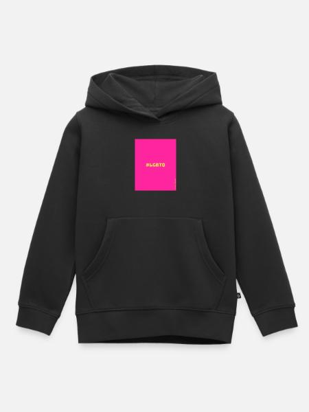 LGBTQ - Kinder Premium Organic Hoodie - Schwarz