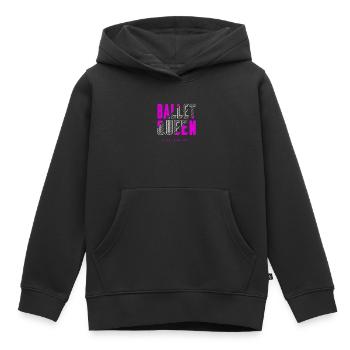 Reine du ballet - Sweat Premium à capuche enfant bio - noir - Devant - AI Model Kid Male (0cm)