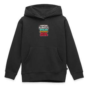 Déclaration Films Streaming Film Regarder Cineaste - Sweat Premium à capuche enfant bio - noir - Devant - AI Model Kid Male (0cm)