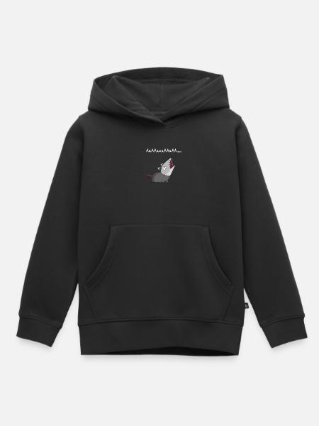Opossum - Kinder Premium Organic Hoodie - Schwarz