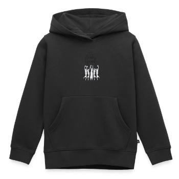 Team Braut - Kinder Premium Organic Hoodie - Schwarz - Vorne - AI Model Kid Male (0cm)