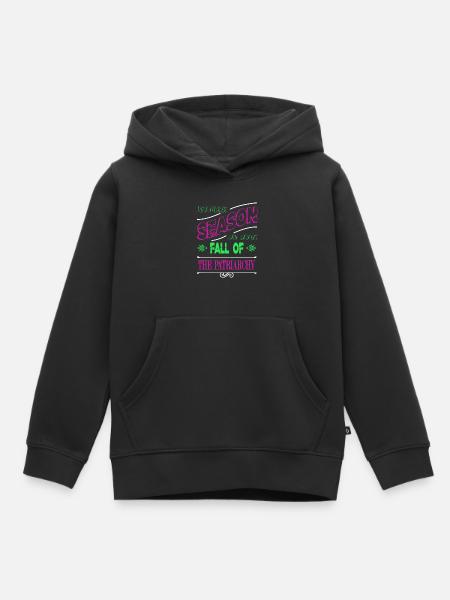 bday birthday calendaring statement - Kinder Premium Organic Hoodie - Schwarz