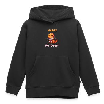 Happy Pi Day - Kinder Premium Organic Hoodie - Schwarz - Vorne - AI Model Kid Male (0cm)
