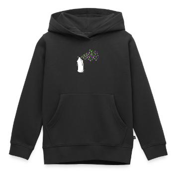 Graffiti Sprayer Spraydose Kunst Strassenkunst - Kinder Premium Organic Hoodie - Schwarz - Vorne - AI Model Kid Male (0cm)