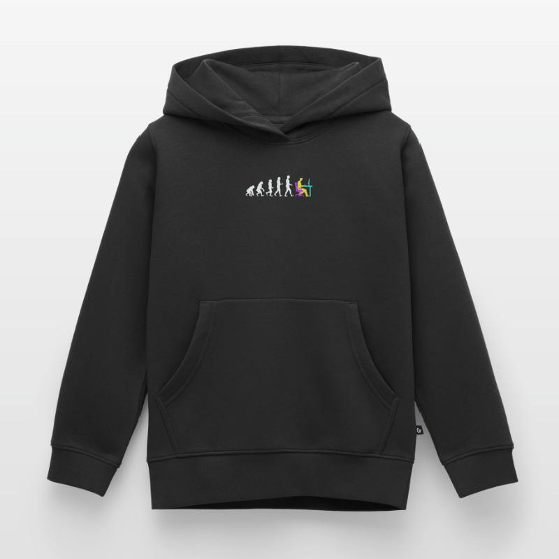 Developer Evolution Computergeek Open Source Kids Premium Organic Hoodie
