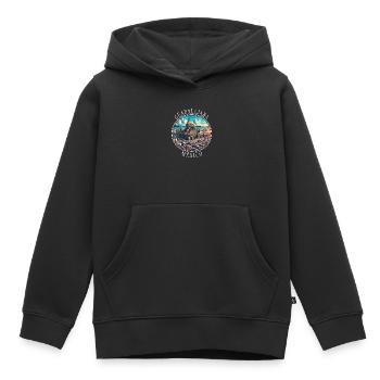Guadalajara Mexiko Reise Design - Kinder Premium Organic Hoodie - Schwarz - Vorne - AI Model Kid Male (0cm)