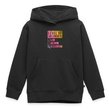 Buchhaltung Buchhaltung Buchhaltung Buchhaltung - Kinder Premium Organic Hoodie - Schwarz - Vorne - AI Model Kid Male (0cm)