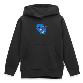 Lorraine Region - Kids Premium Organic Hoodie - black - Front - AI Model Kid Male (0cm)