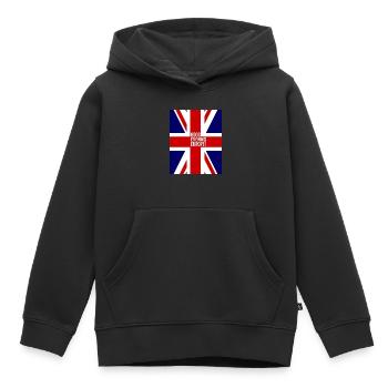 Eurovision UK - Kids Premium Organic Hoodie - black - Front - AI Model Kid Male (0cm)