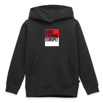 Polen Eurovision Song Contest - Kinder Premium Organic Hoodie - Schwarz - Vorne - AI Model Kid Male (0cm)