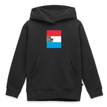 Luxemburg Eurovision Song Contest - Kinder Premium Organic Hoodie - Schwarz - Vorne - AI Model Kid Male (0cm)