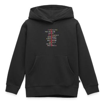 erzieherin - Kinder Premium Organic Hoodie - Schwarz - Vorne - AI Model Kid Male (0cm)