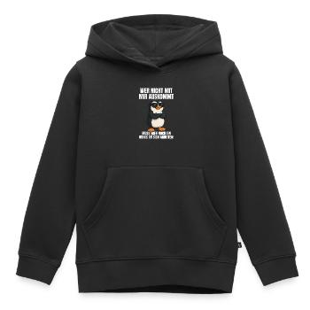 Funny Funny Saying Sayings - Kids Premium Organic Hoodie - black - Front - AI Model Kid Male (0cm)