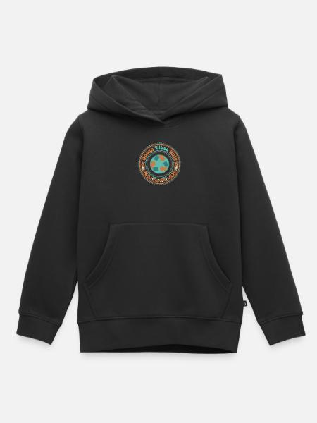 Grüne Vibes Pur - Kinder Premium Organic Hoodie - Schwarz