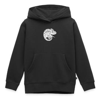 Tropenfreund mit Stil - Kinder Premium Organic Hoodie - Schwarz - Vorne - AI Model Kid Male (0cm)