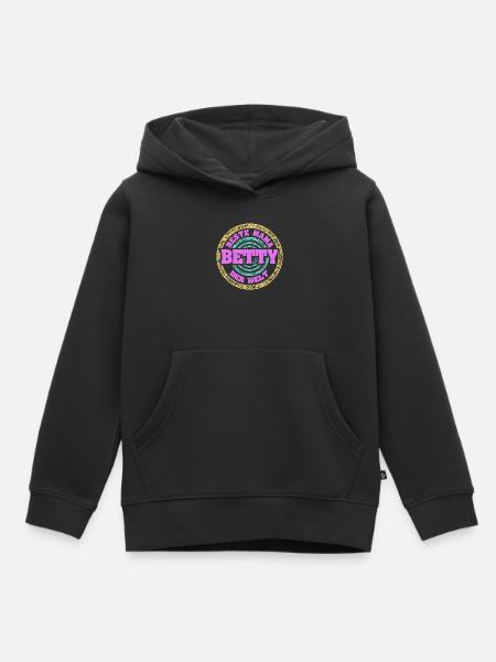 Mutter Betty - Kinder Premium Organic Hoodie - Schwarz