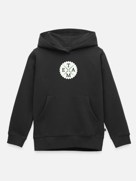 Team - Kinder Premium Organic Hoodie - Schwarz