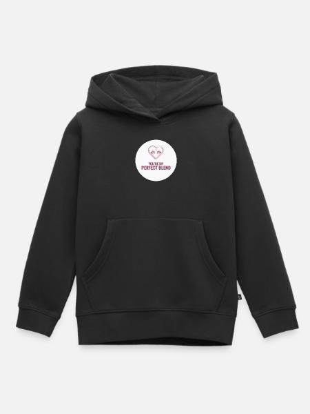 You're My Perfect Blend – Loving - Kids Premium Organic Hoodie - black