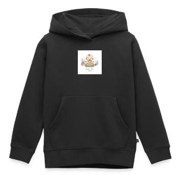 Bébé Zen Pacifique - Sweat Premium à capuche enfant bio - noir - Devant - AI Model Kid Male (0cm)