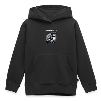 Nerv Mich Nicht Deutsche Dogge Doggen Doggenhalter - Kinder Premium Organic Hoodie - Schwarz - Vorne - AI Model Kid Male (0cm)