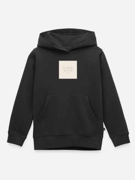 3BF53FEA-0E7A-4554-AD83-F170A37D2389 - Sweat Premium à capuche enfant bio - noir