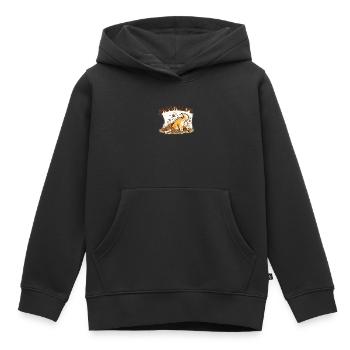Diggin Life Dog Mud - Sweat Premium à capuche enfant bio - noir - Devant - AI Model Kid Male (0cm)