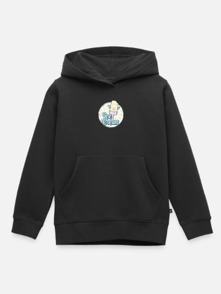 Eis - Kinder Premium Organic Hoodie - Schwarz