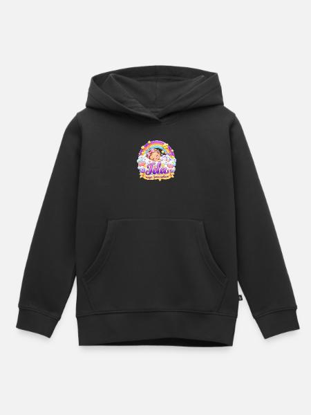 Ida Sonnenschein Regenbogen - Kinder Premium Organic Hoodie - Schwarz