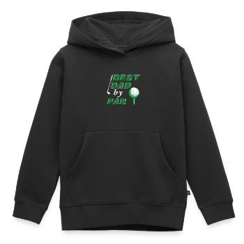 Golf Golfeurs Golfeurs - Sweat Premium à capuche enfant bio - noir - Devant - AI Model Kid Male (0cm)