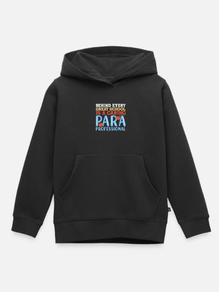 Paraprofessional - Kinder Premium Organic Hoodie - Schwarz