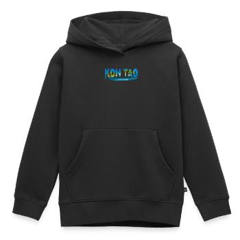 Koh Tao - Île paradisiaque - Vacances - Plongée - Sweat Premium à capuche enfant bio - noir - Devant - AI Model Kid Male (0cm)
