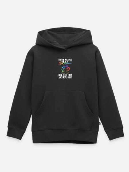 Reiki Praktiker Und Energie - Kinder Premium Organic Hoodie - Schwarz
