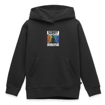 Reiki - Sweat Premium à capuche enfant bio - noir - Devant - AI Model Kid Male (0cm)