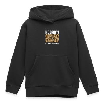 Design Für Überlebende Einer Hüftoperation Für - Kids Premium Organic Hoodie - black - Front - AI Model Kid Male (0cm)