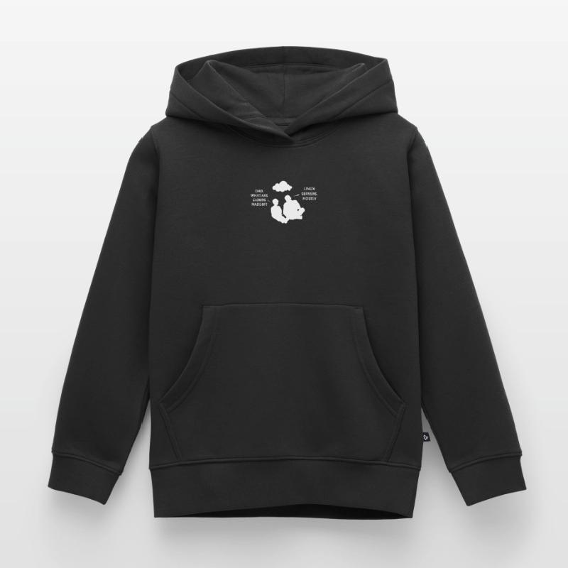 Linux Server Cloudscape Kids Premium Organic Hoodie