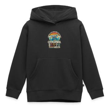 1998 Geburtstagsgeschenk 1998 Jahrgang 1998 Geschenk - Kinder Premium Organic Hoodie - Schwarz - Vorne - AI Model Kid Male (0cm)