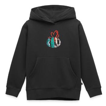 Bali - Indonésie - Sweat Premium à capuche enfant bio - noir - Devant - AI Model Kid Male (0cm)