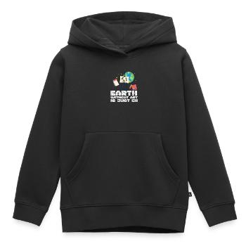 Kunst Künstlerin Künstler Kunsthandwerk Malerei - Kinder Premium Organic Hoodie - Schwarz - Vorne - AI Model Kid Male (0cm)