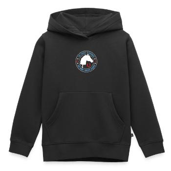 Hobby Horse Pferde Reiten Dressur Hobbyhorse - Kinder Premium Organic Hoodie - Schwarz - Vorne - AI Model Kid Male (0cm)