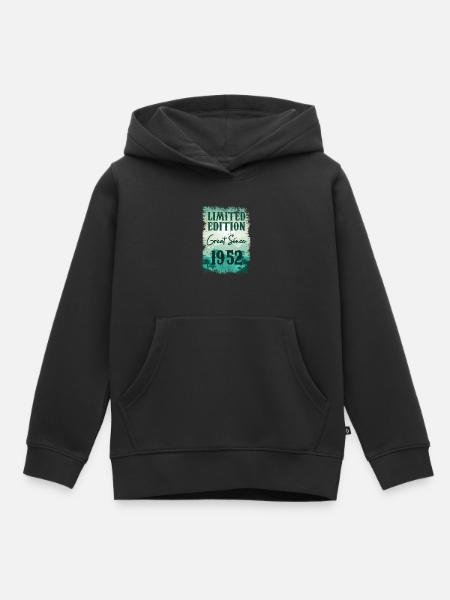 Einzigartig seit 1952 - Kinder Premium Organic Hoodie - Schwarz