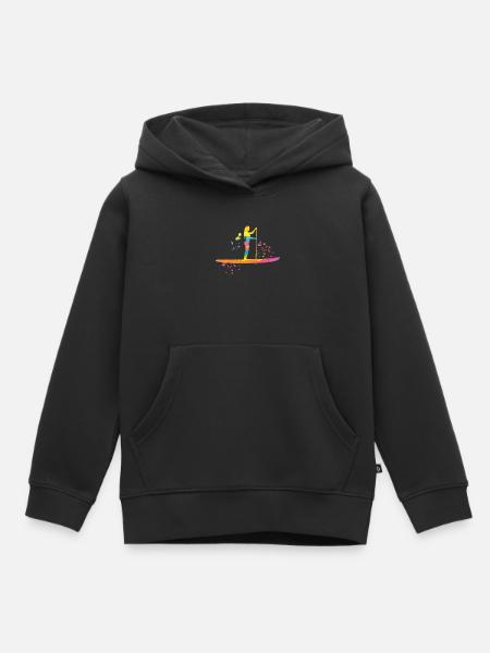 Stand Up Paddling Stand Up Board Sup - Kids Premium Organic Hoodie - black