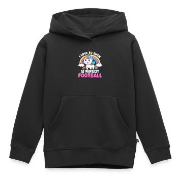 J’adore sucer au repêchage de Fantasy Football Commish - Sweat Premium à capuche enfant bio - noir - Devant - AI Model Kid Male (0cm)