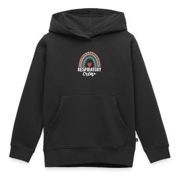 Atemtherapie Boho Rainbow Funny Gesundheitswesen - Kinder Premium Organic Hoodie - Schwarz - Vorne - AI Model Kid Male (0cm)