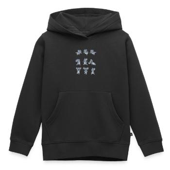 Yoga Koala Meditation Yogi Namaste Gift - Kids Premium Organic Hoodie - black - Front - AI Model Kid Male (0cm)