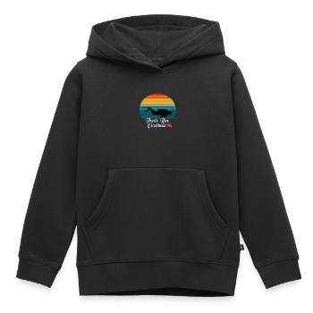 Puerto Rico Plongée dans les Caraïbes - Sweat Premium à capuche enfant bio - noir - Devant - AI Model Kid Male (0cm)